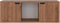 vidaXL - Tv-meubel - 88,5x27,5x30,5 - cm - bewerkt - hout - bruin - eikenkleurig