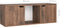 vidaXL - Tv-meubel - 88,5x27,5x30,5 - cm - bewerkt - hout - gerookt - eikenkleurig