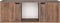 vidaXL - Tv-meubel - 88,5x27,5x30,5 - cm - bewerkt - hout - gerookt - eikenkleurig