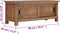 vidaXL - Tv-meubel - 90x30x35 - cm - massief - teakhout