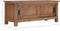 vidaXL - Tv-meubel - 90x30x35 - cm - massief - teakhout