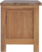 vidaXL - Tv-meubel - 90x30x35 - cm - massief - teakhout