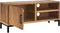 vidaXL - Tv-meubel - 90x30x40 - cm - massief - grenenhout - bruin