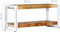 vidaXL - Tv-meubel - 90x30x40 - cm - massief - mangohout
