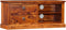 vidaXL - Tv-meubel - 90x30x40 - cm - massief - sheeshamhout