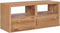 vidaXL - Tv-meubel - 90x30x40 - cm - massief - teakhout