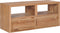 vidaXL - Tv-meubel - 90x30x40 - cm - massief - teakhout