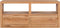 vidaXL - Tv-meubel - 90x30x40 - cm - massief - teakhout