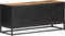 vidaXL - Tv-meubel - 90x30x40 - cm - ruw - mangohout - en - natuurlijk - riet