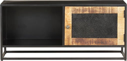 vidaXL - Tv-meubel - 90x30x40 - cm - ruw - mangohout
