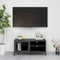 vidaXL - Tv-meubel - 90x30x44 - cm - staal - en - glas - antracietkleurig