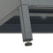 vidaXL - Tv-meubel - 90x30x44 - cm - staal - en - glas - antracietkleurig