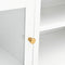 vidaXL - Tv-meubel - 90x30x44 - cm - staal - en - glas - wit