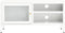 vidaXL - Tv-meubel - 90x30x44 - cm - staal - en - glas - wit