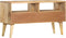 vidaXL - Tv-meubel - 90x30x50 - cm - massief - mangohout