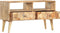 vidaXL - Tv-meubel - 90x30x50 - cm - massief - mangohout