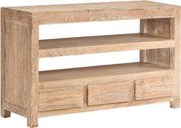 vidaXL - Tv-meubel - 90x30x55 - cm - massief - acaciahout - lichtbruin