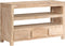 vidaXL - Tv-meubel - 90x30x55 - cm - massief - acaciahout - lichtbruin