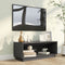 vidaXL - Tv-meubel - 90x35x35 - cm - massief - grenenhout - grijs