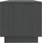 vidaXL - Tv-meubel - 90x35x35 - cm - massief - grenenhout - grijs