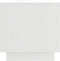 vidaXL - Tv-meubel - 90x35x35 - cm - massief - grenenhout - wit
