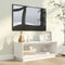 vidaXL - Tv-meubel - 90x35x35 - cm - massief - grenenhout - wit