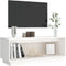 vidaXL - Tv-meubel - 90x35x35 - cm - massief - grenenhout - wit