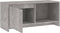 vidaXL - Tv-meubel - 90x35x40 - cm - bewerkt - hout - betongrijs