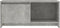 vidaXL - Tv-meubel - 90x35x40 - cm - bewerkt - hout - betongrijs