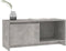 vidaXL - Tv-meubel - 90x35x40 - cm - bewerkt - hout - betongrijs