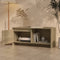 vidaXL - Tv-meubel - 90x35x40 - cm - bewerkt - hout - gerookt - eikenkleurig