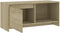 vidaXL - Tv-meubel - 90x35x40 - cm - bewerkt - hout - gerookt - eikenkleurig