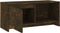 vidaXL - Tv-meubel - 90x35x40 - cm - bewerkt - hout - gerookt - eikenkleurig