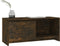 vidaXL - Tv-meubel - 90x35x40 - cm - bewerkt - hout - gerookt - eikenkleurig