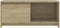vidaXL - Tv-meubel - 90x35x40 - cm - bewerkt - hout - gerookt - eikenkleurig