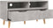 vidaXL - Tv-meubel - 90x40x48,5 - cm - bewerkt - hout - betongrijs