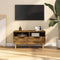vidaXL - Tv-meubel - 90x40x48,5 - cm - bewerkt - hout - gerookt - eikenkleurig