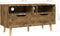 vidaXL - Tv-meubel - 90x40x48,5 - cm - bewerkt - hout - gerookt - eikenkleurig