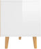 vidaXL - Tv-meubel - 90x40x48,5x - cm - bewerkt - hout - hoogglans - wit