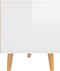 vidaXL - Tv-meubel - 90x40x48,5x - cm - bewerkt - hout - hoogglans - wit