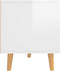 vidaXL - Tv-meubel - 90x40x48,5x - cm - bewerkt - hout - hoogglans - wit
