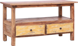 vidaXL - Tv-meubel - 90x40x50 - cm - massief - gerecycled - hout
