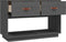 vidaXL - Tv-meubel - 90x40x60 - cm - massief - grenenhout - grijs