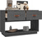 vidaXL - Tv-meubel - 90x40x60 - cm - massief - grenenhout - grijs