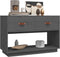vidaXL - Tv-meubel - 90x40x60 - cm - massief - grenenhout - grijs