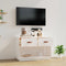 vidaXL - Tv-meubel - 90x40x60 - cm - massief - grenenhout - wit