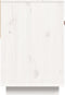 vidaXL - Tv-meubel - 90x40x60 - cm - massief - grenenhout - wit