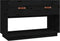 vidaXL - Tv-meubel - 90x40x60 - cm - massief - grenenhout - zwart