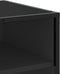 vidaXL - Tv-meubel - 91x40x46 - cm - bewerkt - hout - en - metaal - zwart