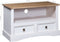vidaXL - Tv-meubel - 91x43x56 - cm - Mexicaans - grenenhout - Corona-stijl - wit
